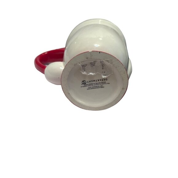 Department 56 Winking Santa Mug Pedestal Footed Cup Collectible NEW - Picture 3 of 6